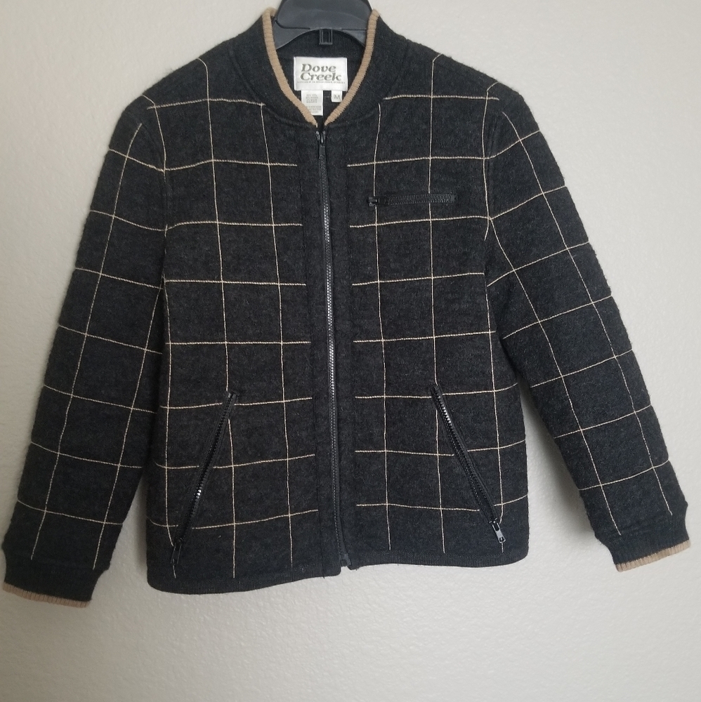 Womens Dove Creek, Plaid, Wool Jacket
